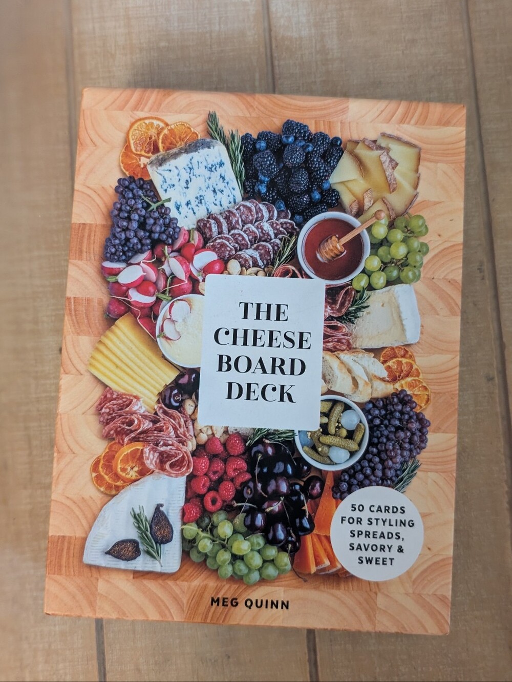 Like New! The Cheese Board Deck: 50 Cards for Styling Spreads, Savory and Sweet